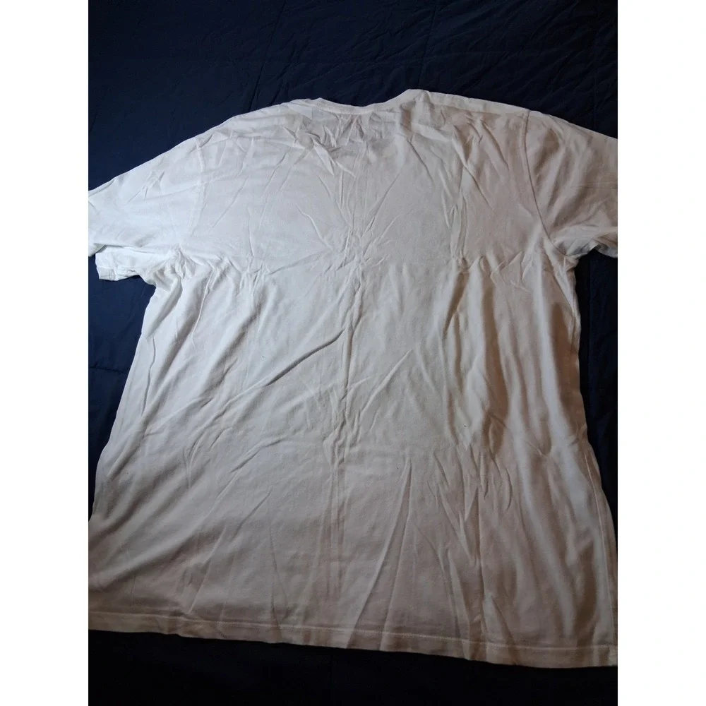 True Religion Brand Jeans Logo‎ Tee Shirt White Spellout Men's 3XL Casual